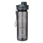 Plastic 750ml Water Bottle: I Know the Plans I Have For You (Black) Homeware