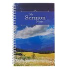 Notebook: My Sermon Notes, Mountain Landscape Spiral