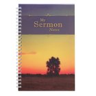 Notebook: My Sermon Notes, Tree in Field Spiral