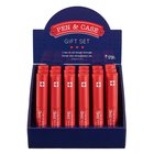 Stylish Pen/Case Gift Set: I Can Do All Things... Phil 4:13 (Red/white Pen Barrel) Stationery