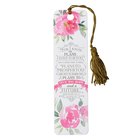 Bookmark With Tassel: For I Know the Plans I Have For You, Floral Stationery