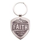Metal Keyring: Faith - Matthew 17:20 Jewellery