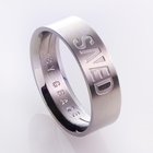 Mens Ring: Size 9, Saved By Grace, Silver Jewellery