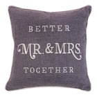 Square Pillow: Mr & Mrs Better Together (Better Together Collection) Soft Goods