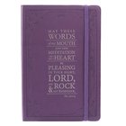 Journal: May These Words, Purple With Elastic Closure Imitation Leather