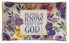 Ceramic Trinket Tray: Be Still & Know That I Am God, White/Floral (Psalm 46:10) Homeware