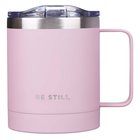 Camp Style Stainless Steel Mug : Be Still, Pink (325ml) (Be Kind Still Brave Collection) Homeware