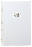 NIV Gift and Award Bible White (Red Letter Edition) Imitation Leather