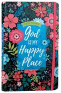 2020 16-Month Weekly Diary/Planner: God is My Happy Place, Bright Floral/Blue, Pink, White Hardback