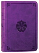 ESV Value Large Print Compact Bible Lavender Emblem Design (Black Letter Edition) Imitation Leather