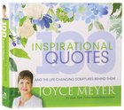 100 Inspirational Quotes: And the Life-Changing Scriptures Behind Them Hardback