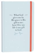 Joyce Meyer Journal: What God Gives Me, Blue With Red Elastic Closure Stationery