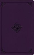 ESV Value Thinline Bible Lavender Ornament Design (Black Letter Edition) Imitation Leather