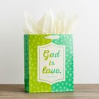 Gift Bag Large: God is Love (Incl Two Sheets Tissue Paper & Gift Tag) Stationery