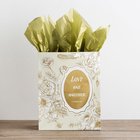 Gift Bag Large: Love One Another (Incl Two Sheets Tissue Paper & Gift Tag) Stationery