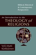 An Introduction to the Theology of Religions eBook