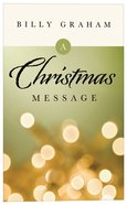 A Christmas Message (Pack Of 25) Booklet