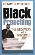 Black Preaching Paperback