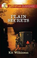 Plain Secrets (Love Inspired Suspense Series) Mass Market