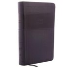 KJV Reference Bible Personal Size Giant Print Black (Red Letter Edition) Premium Imitation Leather