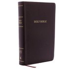 KJV Reference Bible Indexed Personal Size Giant Print Burgundy (Red Letter Edition) Bonded Leather