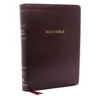 KJV Deluxe Reference Indexed Bible Super Giant Print Burgundy (Red Letter Edition) Premium Imitation Leather