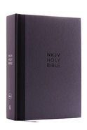 NKJV Compact Reference Bible Gray (Red Letter Edition) Hardback