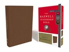 NKJV Maxwell Leadership Bible Brown (Third Edition) Genuine Leather