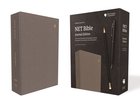 NET Bible Journal Edition Gray Fabric Over Hardback