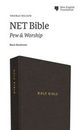 NET Bible Pew and Worship Black Hardback
