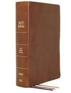 NET Bible Full-Notes Edition Brown Genuine Leather