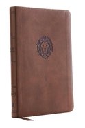 KJV Thinline Bible Youth Edition Brown (Red Letter Edition) Premium Imitation Leather