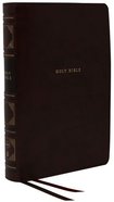 NKJV Reference Bible Black Verse By Verse (Red Letter Edition) Premium Imitation Leather