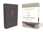 NRSV Catholic Bible Journal Edition Gray (Anglicised) Fabric Over Hardback