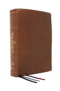 NASB Macarthur Study Bible 2nd Edition Brown Premier Collection (Black Letter Edition) Genuine Leather