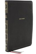 NKJV Thinline Bible Giant Print Black Indexed (Red Letter Edition) Premium Imitation Leather