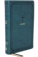 NKJV End-Of-Verse Reference Bibile Compact Large Print Teal (Red Letter Edition) Premium Imitation Leather