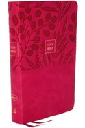 NKJV End-Of-Verse Reference Bible Personal Size Large Print Pink (Red Letter Edition) Premium Imitation Leather