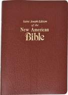Nab Saint Joseph Medium Size Bible Brown Imitation Leather