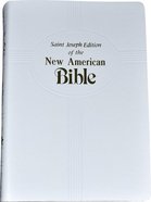 Nab Saint Joseph Medium Size Bible White Imitation Leather