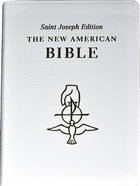 Nab Saint Joseph Bible Large White Imitation Leather