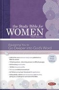 NKJV Large Print Study Bible For Women Hardback