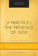 The Practice of the Presence of God (Paraclete Essentials Series) Paperback