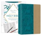 KJV Personal Reflections Bible With Prompts Teal (Red Letter Edition) Imitation Leather