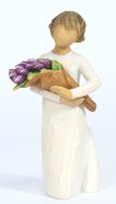 Willow Tree Figurine: Surprise (Woman Holding Purple Tulips) Homeware
