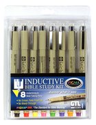Pigma Micron Set of 8 Inductive Bible Study Kit: Bible Marking Guide Stationery