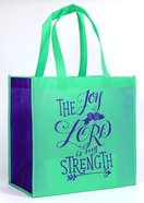 Tote Bag: The Joy of the Lord is My Strength, Light Blue/Blue Soft Goods
