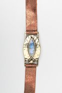 Leather Bracelet: Fish Icthus, 20Cm, Snap Closure Jewellery