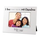 Photo Frame: I Love That You're My Grandma, White Mdf (Philemon 1:7) Homeware