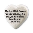 Scripture Stone: Hearts of Hope - Joy & Peace (Romans 15:13) Homeware